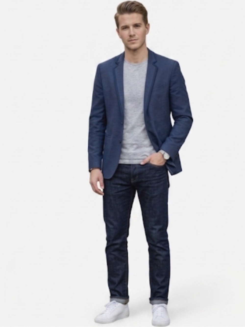 Zara Deep Blue Men's Blazer